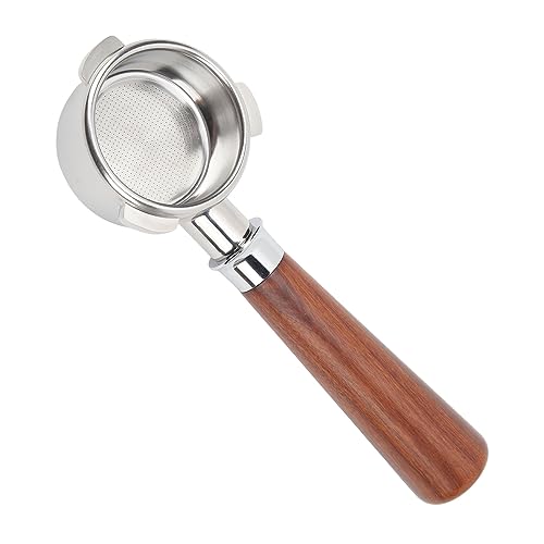 Ejoyous 54 Mm Bodenloser Siebträger, Ersatz für den Handgehaltenen Nackten Siebträger aus Edelstahl für die Kaffeemaschine 8 Series, ohne Filterkorb (Typ A1 Red Ast) von Ejoyous
