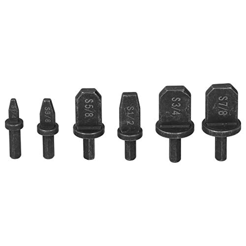 Ejoyous 6pcs Set Electric Bohrrohrexpander, Klimaanlagen -Schwankungswerkzeuge für die HLK -Installation, Verbindet Kupferrohre Leicht mit Premium Lagerstahlmaterial, Vielseitige Größen für von Ejoyous