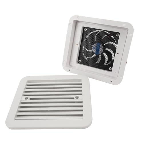 Ejoyous ABS Side Mount Auspuffventilator RV Ventilation Lüfter 3,3 ³/min Luftstrom Wasserdichtem Kühlergrill mit Bildschirm für Wohnmobilanhängerboot Ejoyous ABS Side Mount Auspuffventilator RV Ventilation Lüfter 3,3 ³/min Luftstrom Wasserdichtem Kühlergrill mit Bildschirm für Wohnmobilanhängerboot von Ejoyous