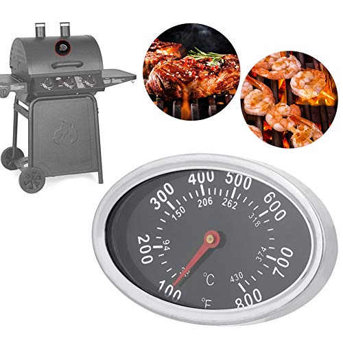 Ejoyous BBQ Raucher Grill Thermometer BBQ Temperaturmesser Raucher Thermometer Grill 38-430 ℃ Extrem Genau von Ejoyous