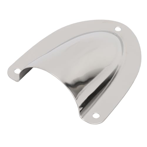 Ejoyous Boat -Kabel -Entlüftungsabdeckung Clamshell Design für den überlegenen Schutzspiegel Polierter Edelstahl mit 316 Meeresgradkonstruktion für Yacht Speedboat Segelboot von Ejoyous