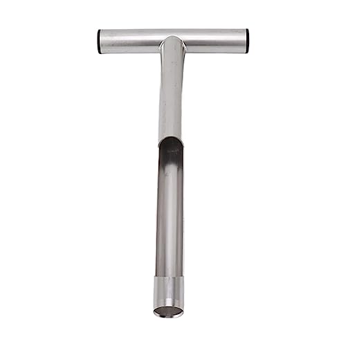 Ejoyous Bodenprobenersonde 304 Edelstahl mit Glänzendem Finish für Gartenfarm Rasen Einfache Betrieb 2,5 cm Durchmesser -Sondenrostwiderstand (30,5 cm / 12in) von Ejoyous