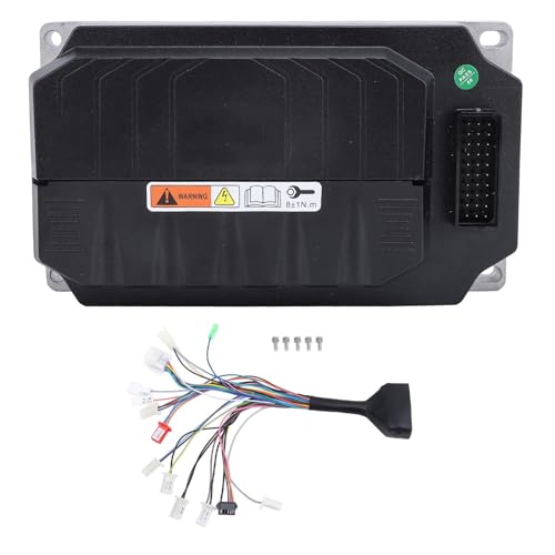 Ejoyous Bürstenloser DC Motor Controller, Elektrischer Motorradcontroller für QS Motor Verbesserte Leistungsverdauerbarkeit Anpassungsfähigkeit Stabil Laufen mit Selbstlernfunktion von Ejoyous