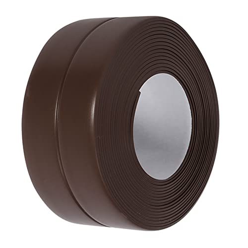Ejoyous Dichtungsband selbstklebend Abdichtungsstreifen PVC Dichtleiste 3.2m wasserdicht schimmelresistent ölbeständig faltbar für Spüle Badewanne Wand mit Klebefolie (38 mm*3,2 m) von Ejoyous