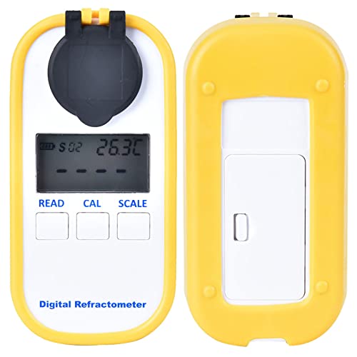 Ejoyous Digitales Kaffeekonzentrationsmessgerät BRIX/TDS mit 0.01% Genauigkeit Kaffeezucker Messgerät für Milchtee Obst Saft IP65 wasserdicht für Zuhause und Café von Ejoyous