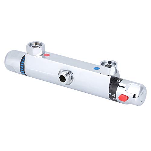 Ejoyous Duschthermostat, Mischbatterie Armatur Brausethermostat Duscharmatur Thermostat Thermostatisches Mischventil mit 38 °C Temperatursicherem Schutz und Rückschlagventil Ejoyous Duschthermostat, Mischbatterie Armatur Brausethermostat Duscharmatur Thermostat Thermostatisches Mischventil mit 38 °C Temperatursicherem Schutz und Rückschlagventil von Ejoyous