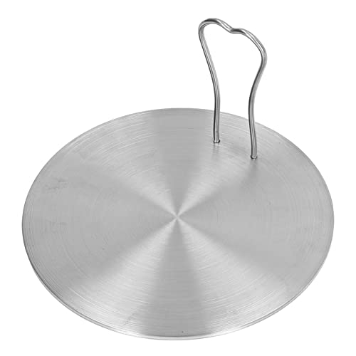 Ejoyous Edelstahl-Wärme-Diffusor-Platten-Induktionskonverter für Gas-Elektrokocher mit Anti-Scald-Griff. (18#) von Ejoyous
