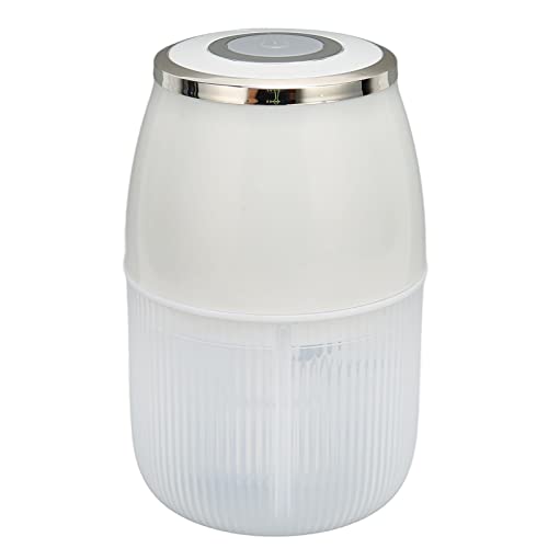 Ejoyous Elektrische Knoblauchhacker -Küchenmaschine USB Wiederaufladbare 1200 -mAh Batterie 40W Leistungsstarke Motorische Edelstahlklinge Zum Hacken von Gemüsefleischpaprika (Weiß versilbert) von Ejoyous