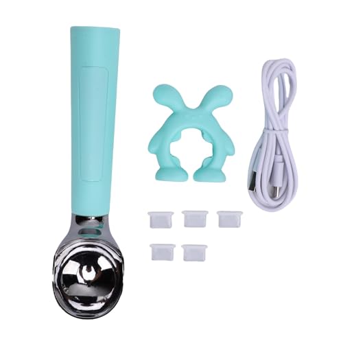 Ejoyous Elektrischer Eisportionierer, Heizbarer Eisportionierer mit LED Display und 70℃ in 3-5 Sekunden IP67 Wasserdicht, für harte Eiscreme und Desserts (BLUE) von Ejoyous