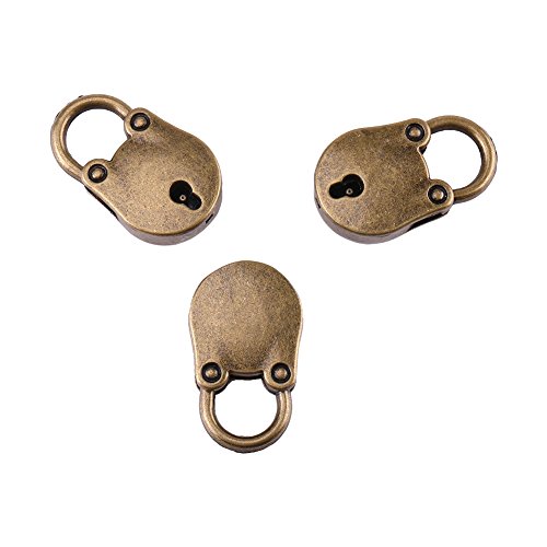 Ejoyous Entzückende Bärendekoration, Sammler- und Funktionales, Kleines Vorhängeschloss für Mehrere Verwendungszwecke, Einzigartige Vintage -Style Metall Vorhängeschloss mit Wunderschönem Aussehen von Ejoyous