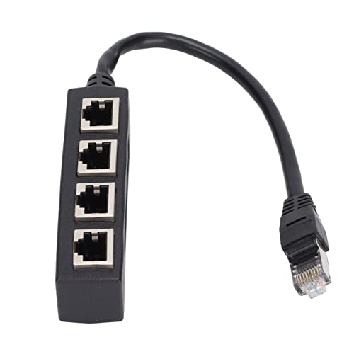 Ejoyous Ethernet Splitter Kabel RJ45,1 Stecker Auf 4 Buchse Router Ethernet Splitter LAN Ethernet Cable LAN Ethernet Buchse Stecker Adapter Netzwerk Verteiler, für Cat5 Cat5e Cat6 Cat7 Ejoyous Ethernet Splitter Kabel RJ45,1 Stecker Auf 4 Buchse Router Ethernet Splitter LAN Ethernet Cable LAN Ethernet Buchse Stecker Adapter Netzwerk Verteiler, für Cat5 Cat5e Cat6 Cat7 von Ejoyous