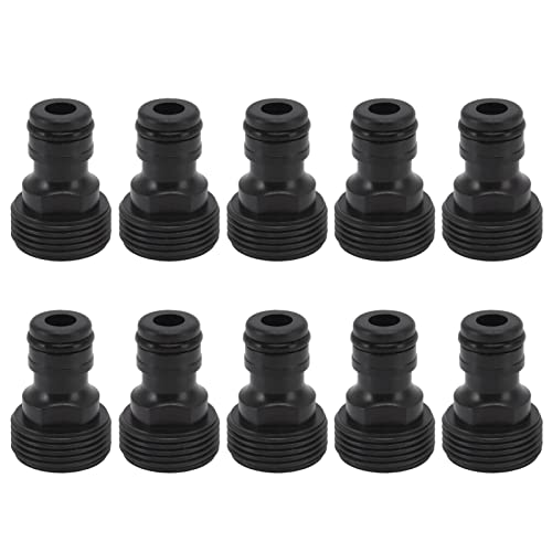 Ejoyous Gartenschlauch Schnellanschluss G3/4 Männliche Gewinde Wasserhahn Düse Schnelle Verbindungsnippeladapter -Anschlüsse, 10 Pack Ejoyous Gartenschlauch Schnellanschluss G3/4 Männliche Gewinde Wasserhahn Düse Schnelle Verbindungsnippeladapter -Anschlüsse, 10 Pack von Ejoyous