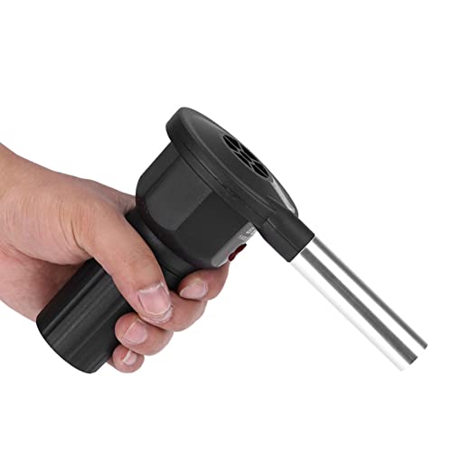 Ejoyous Grillgebläse, BBQ Ventilator Tragbarer BBQ Fan Elektrischer Batteriebetriebener Grillventilator für Camping Picknick Holzkohlegrill von Ejoyous