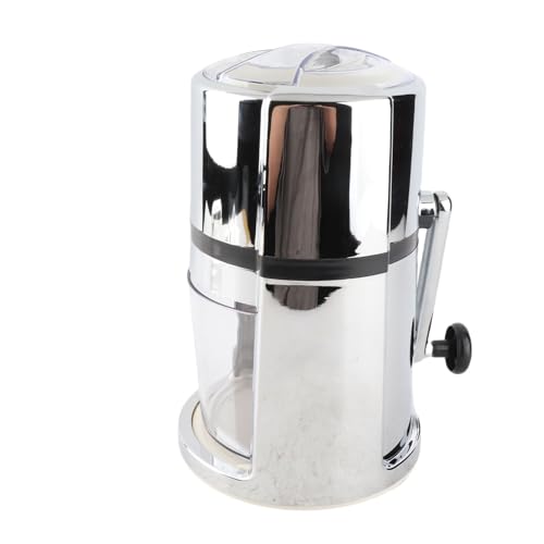 Ejoyous Handkurbel Ice Crusher Manual Ice Rasierer Edelstahl Klinge Tragbarer Eishersteller für Kalte Getränke mit ABS-Schicht Rostresistent von Ejoyous