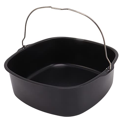 Ejoyous Heißluftfritteuse Form, Kuchenform für Fritteuse Backformen Fritteuse Backform Quadratisch mit Antihaftbeschichtung für Airfryer Ofen und Schnellkochtopf aus lebensmittelechtem (7 Zoll) von Ejoyous