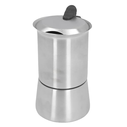Ejoyous Kaffeekaffeetopf Kaffee, Multifunktionales Kaffeemaschine aus Multifunktionalem Kaffeemaschine 304 Edelstahl Klassische Hochdruckextraktion Stabil Zum Erhitzen von Wasser (300ML) von Ejoyous