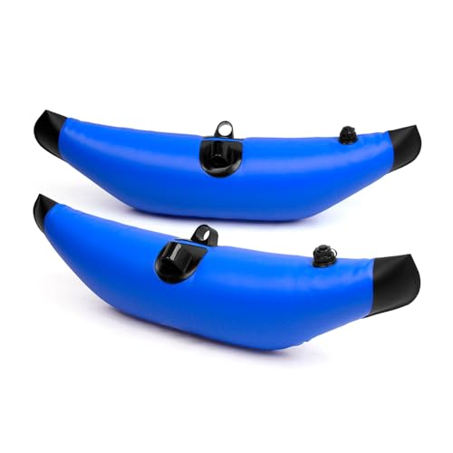 Ejoyous Kayak -Ausleger Schwimmt, 2pcs Kajak PVC Aufblasbare Ausleger Schwimmt Boot Fischerei Stehend Schwimmendes Stabilisierungssystem Set (Blue) von Ejoyous