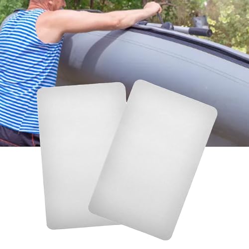 Ejoyous Kayak Reparatur Patch PVC Gummi -Boots -Reparatur Kit 2PCS 7,87 X 4,72 Zoll Aufblasbare Bootskajak Kanu Sofa Wasserspielzeug Reparaturlösung mit Dickem PVC Material für Langlebige von Ejoyous