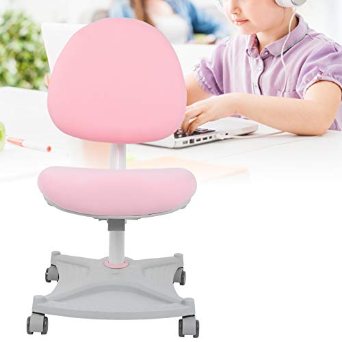 Ejoyous Kinder- und Jugendstuhl, Drehstuhl Schreibtischstuhl Bürostuhl Kinder Arbeitsstuhl höhenverstellbar Einzelrückenstuhl für Heimschulmöbel Pink/Blau(pink) von Ejoyous