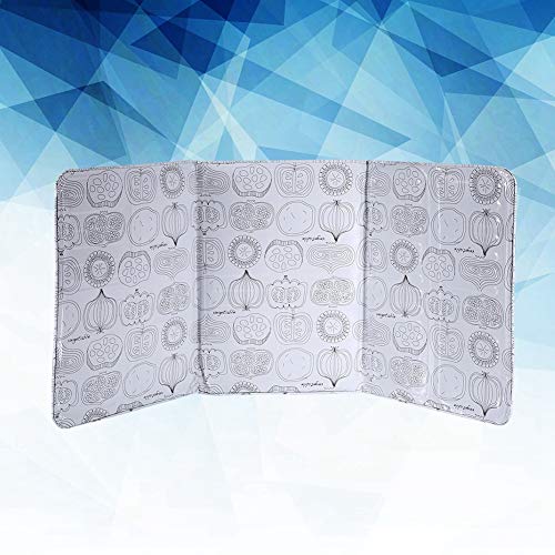 Ejoyous Spritzschutz Faltbar, Antihaft Spritzschutz Herd Faltbare Spritzplatte Schallwand Wand Herdschutz Herd Spritzschutz Pfannen Pfannenspritzschutz 3-seitig Hält Herd und Küche Sauber von Ejoyous