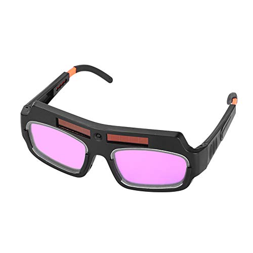 Ejoyous LCD Solar Power Auto Verdunkelung Schweißbrille mit Schnur, Anti-Flog Anti-Glare Augen Sicherheit Schweißerschutzbrille Maske Helm mit verstellbarem Schatten, Augenschutzbrille Maske von Ejoyous