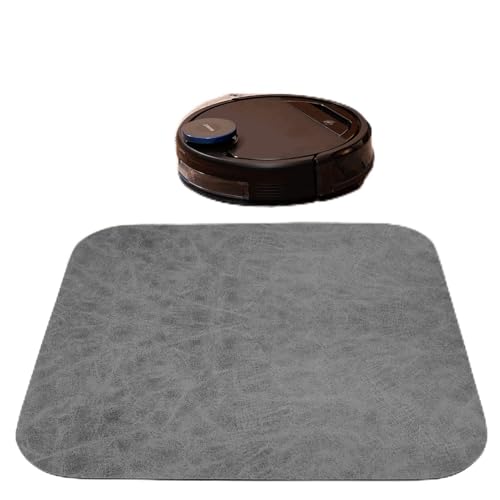 Ejoyous Matte für Staubsauger, Saugfähige Matte rutschfeste Staubsauger Roboter Unterlage Saugroboter Unterlage Kehrmaschine Anti Rutsch Matte Ersatzteile von Ejoyous