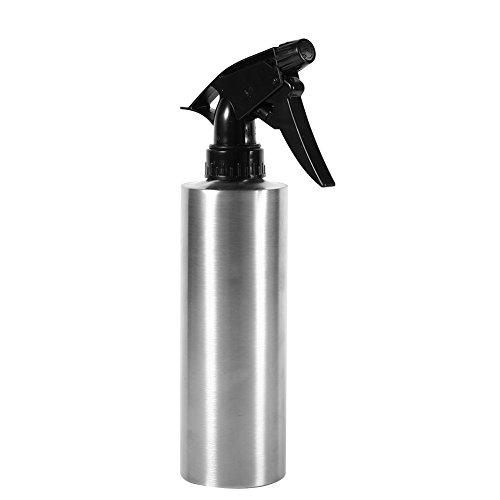 Ejoyous Metall Sprühflasche Wassersprühflasche, Wasser Sprühflasche Pflanzensprüher Spray Wasserkocher 304 Edelstahl Hand drücken Gießkanne Bewässerung Topf Spray Wasserkocher Flasche(350ml) von Ejoyous