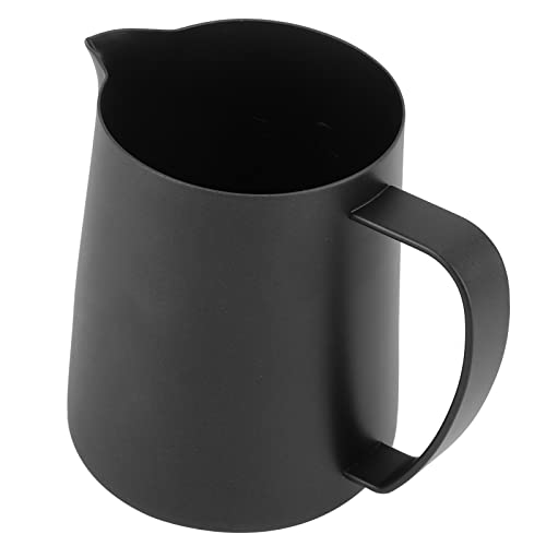 Ejoyous Milchkännchen Edelstahl Milchschaumkännchen Kaffeekunst Milchaufschäumer Kaffeelatte Cup Milch Pitcher für Cappuccino, Latte Art, (Schwan 600ml) von Ejoyous