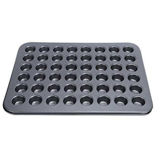 Mini Muffins Backform, Muffinform für 48 Muffins Antihaftbeschichtet Muffinblech Backform Muffinbackformen Mini Cupcake Formen, für Brownies Kuchen Pudding von Ejoyous