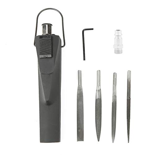 Ejoyous Pneumatische Feile Druckluft Luft Feile Werkzeug Pneumatik Feile Werkzeug mit 4 Feilen flach halbrund rund dreieckig für Stahl Gusseisen Holz Synthetik Ejoyous Pneumatische Feile Druckluft Luft Feile Werkzeug Pneumatik Feile Werkzeug mit 4 Feilen flach halbrund rund dreieckig für Stahl Gusseisen Holz Synthetik von Ejoyous