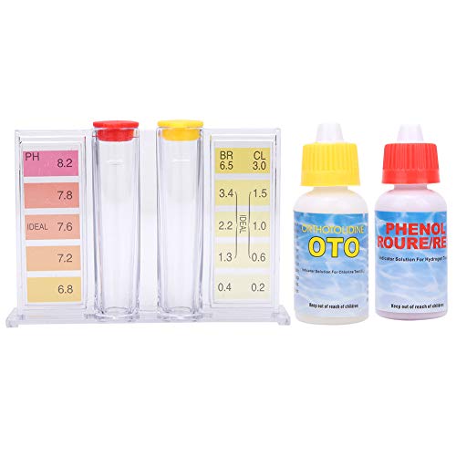 Ejoyous Pool -Test -Kit, Schwimmbad Spa Wasser Chemie Test PH Chlor Wasserqualität Testbox Ejoyous Pool -Test -Kit, Schwimmbad Spa Wasser Chemie Test PH Chlor Wasserqualität Testbox von Ejoyous