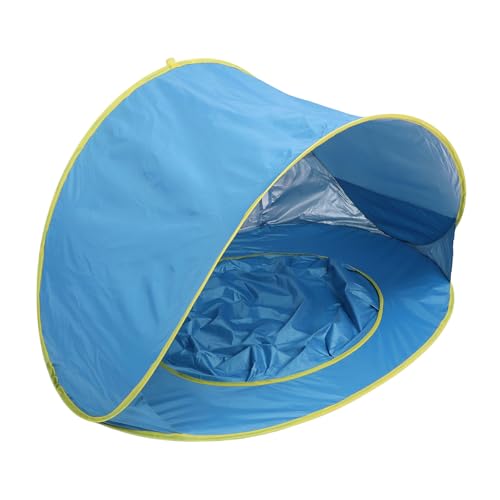 Ejoyous Pop Up Strandzelt mit UV-Schutz 50+ Baby-Pool und Stauraum leicht aufzubauen und Winddicht für Strand Garten Camping (Blue) von Ejoyous