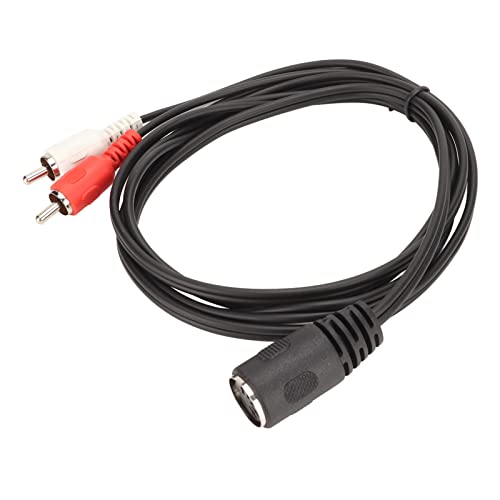 Ejoyous Premium -Sound -Erlebnis, Langlebiges Design, Effektive Signalabschütze 5 Pin DIN bis 2 Kabel für CD Player, VCR Ejoyous Premium -Sound -Erlebnis, Langlebiges Design, Effektive Signalabschütze 5 Pin DIN bis 2 Kabel für CD Player, VCR von Ejoyous