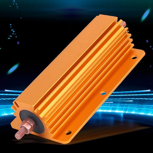 Ejoyous RX24-Widerstand, 200W 1R Gold-Aluminium-Schalenwiderstand für die Netzteilssensor-Stufe Audiowiderstand Elektronische Komponente mit Stabiler Leistung, Ideal für Hochdarstellige Geräte von Ejoyous