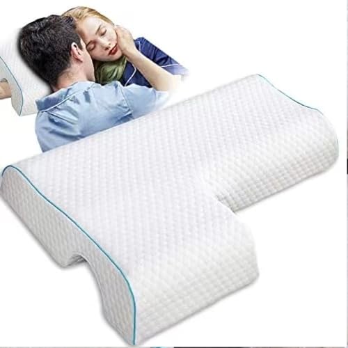 Ejoyous Seitenschläferkissen mit Armloch, Memory Foam Kissen Schlafkissen Seitenschläfer Gewölbtes Kissen Slow Rebound-Druckkissen Anti-Handdruck (Rechts 63217297434) von Ejoyous