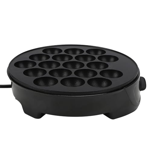 Takoyaki Maker, 18 Gitter Haushalts Takoyaki Maschine Octopus Ball Mini elektrische Takoyaki Backform Puffs Pfanne DIY Fast Breakfast Maschine für die Herstellung Japanischer Bällchen(EU) von Ejoyous