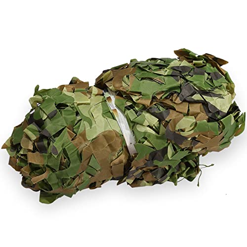 Ejoyous Tarnnetz 1.5 x 7m, Netz Waldlandschaft Armee Tarnung Net, für Sichtschutz Camping Garten Deko Militär Jagd Outdoor Militär Oxford Tuch Wasserdicht von Ejoyous
