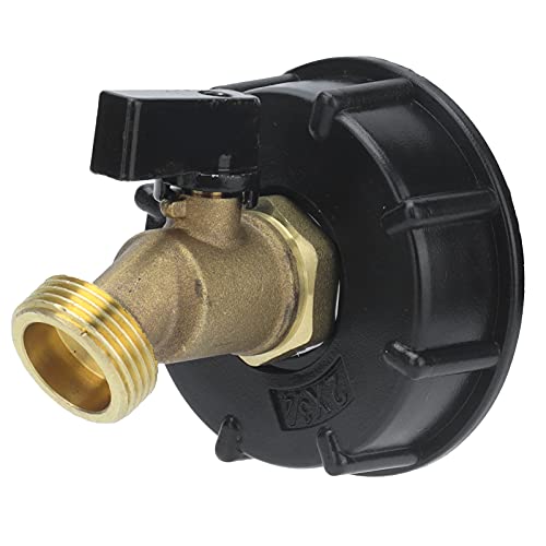 Ejoyous Tote Abflussventil, IBC -Adapter mit Genauem Kontroll -Messing Kunststoff Container Dichtungsring Enthalten Ejoyous Tote Abflussventil, IBC -Adapter mit Genauem Kontroll -Messing Kunststoff Container Dichtungsring Enthalten von Ejoyous