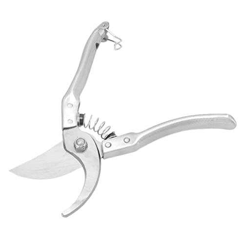 Ejoyous Ziegenhufschneider Traber Schere Tier Hufe Clippers Professionelle Edelstahl Anti -Schlupfgriff Ergonomisches Design für Schafkuhpferd Hoof Trimmen (SILVER) von Ejoyous