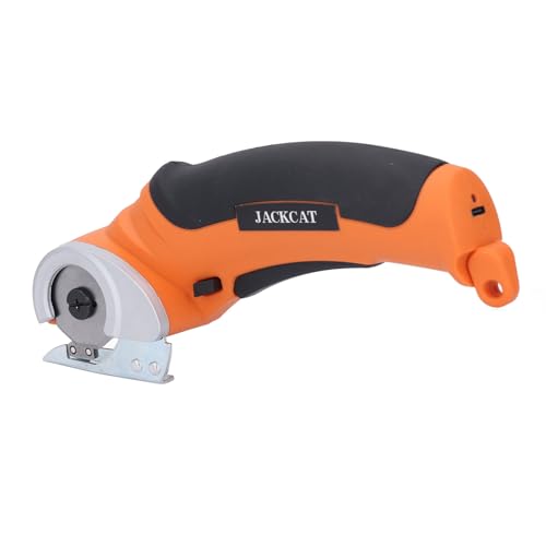 Elektrische Schere, Kabellose Kartonschneider Elektrisch Akkuschere Wiederaufladbare Papierschneider Stoffschere Universalschneider, für Papier Stoff Teppich Karton Leder von Ejoyous