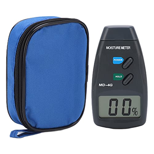 Feuchtigkeitsmessgerät, Digitales 4 Pins Holzfeuchtemesser Feuchtemessgerät Holzfeuchtemessgerät mit LCD Display Messbereich 5%-40%, Genauigkeit:+/-1% von Ejoyous