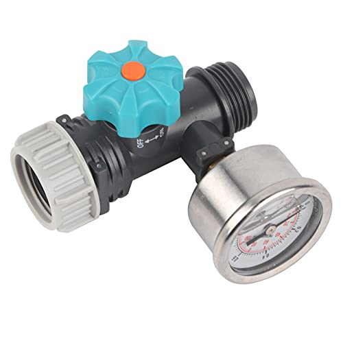 G3/4in Einstellbares Wasserdruckregelventil mit Manometer Gewächshausgartenbewässerungsregler, Wasserdruckregler Druckminderer Druckminderventil G3/4in Einstellbares Wasserdruckregelventil mit Manometer Gewächshausgartenbewässerungsregler, Wasserdruckregler Druckminderer Druckminderventil von Ejoyous
