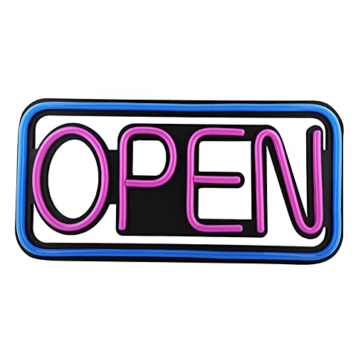 LED Open Leuchtreklamen, 50x25cm Open Neonlampe LED Open Sign Board LED Open Schild Hängendes Neon-Nachtlicht für dekorative Party Hotel Shop Café Restaurant Spielzimmer Zeichen von Ejoyous