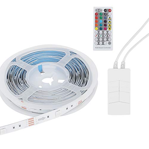 Ejoyous LED Strip 5m, 5050 RGB LED Streifen Farbwechsel LED Band mit IR Fernbedienung Musik Sync Farbwechsel 5V USB-Schnittstelle für Party Zuhause Schlafzimmer TV Küche von Ejoyous