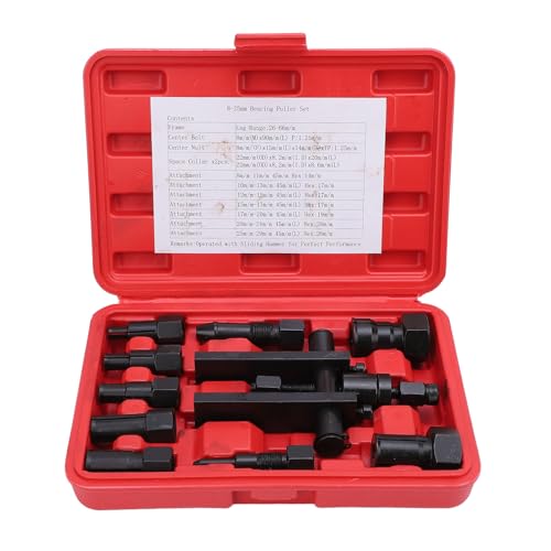 Lagerabzieher Set, 10-teiliges Motorrad-Lagerabzieher-Set, Radlager Abzieher Werkzeugsatz, Kugellager Abzieher Lagerabzieher, Werkzeug zum Radabbau Universell für Motorräder Lagerabzieher Set, 10-teiliges Motorrad-Lagerabzieher-Set, Radlager Abzieher Werkzeugsatz, Kugellager Abzieher Lagerabzieher, Werkzeug zum Radabbau Universell für Motorräder von Ejoyous
