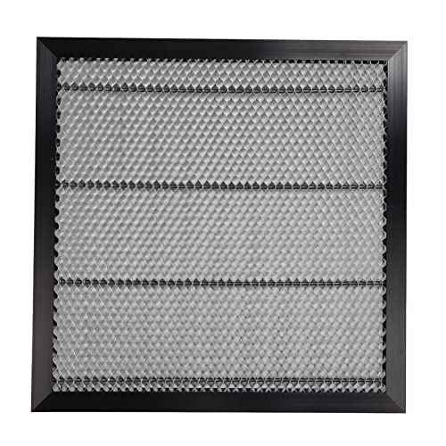Honeycomb Arbeitstisch, Aluminium Bienenstock Arbeitsplatte CNC Bearbeitetes Laserschneidbett Brettplattform Desktopschutz Kompatibel mit Verschiedenen Graviermaschinen 400x4 von Ejoyous