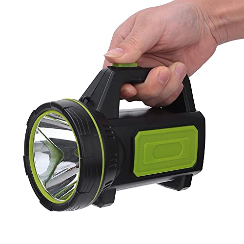 Laterne Taschenlampe Suchscheinwerfer, 5W Wiederaufladbare Camping Laterne Taschenlampe LED Suchscheinwerfer Handlampe Tragbarer Suchscheinwerfer Notfall Taschenlampe mit Vertiefung(Mit Standlicht) von Ejoyous