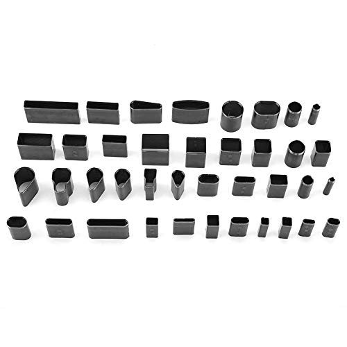 Leder locher Set Lederwerkzeuge Lederbearbeitung, 39Pcs Leder Bastelset Stanzgerät Werkzeug für DIY-Lederhandwerk Leather Craft Hole Cutter Tool von Ejoyous