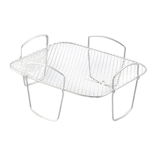Luftfritteuse Gestell für Luftfritteuse, 304 Edelstahl Quadratisch Airfryer Zubehör Airfryer Luftfritteusen-Zubehör Airfryer-Gestell Luftfritteusen-Korb Tablett Dörrgerät-Gestell von Ejoyous