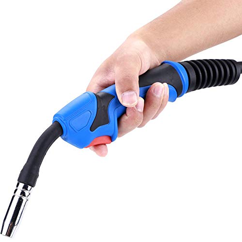 MB15AK Schweißbrenner, Schutzgas Schlauchpaket 4m Welding Torch MIG/MAG mit Ergonomisch geformtes Griffsystem für das hoher Strom oder argonreiche Verschweißen von CO2 von Ejoyous